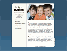 Tablet Screenshot of brightdental.com